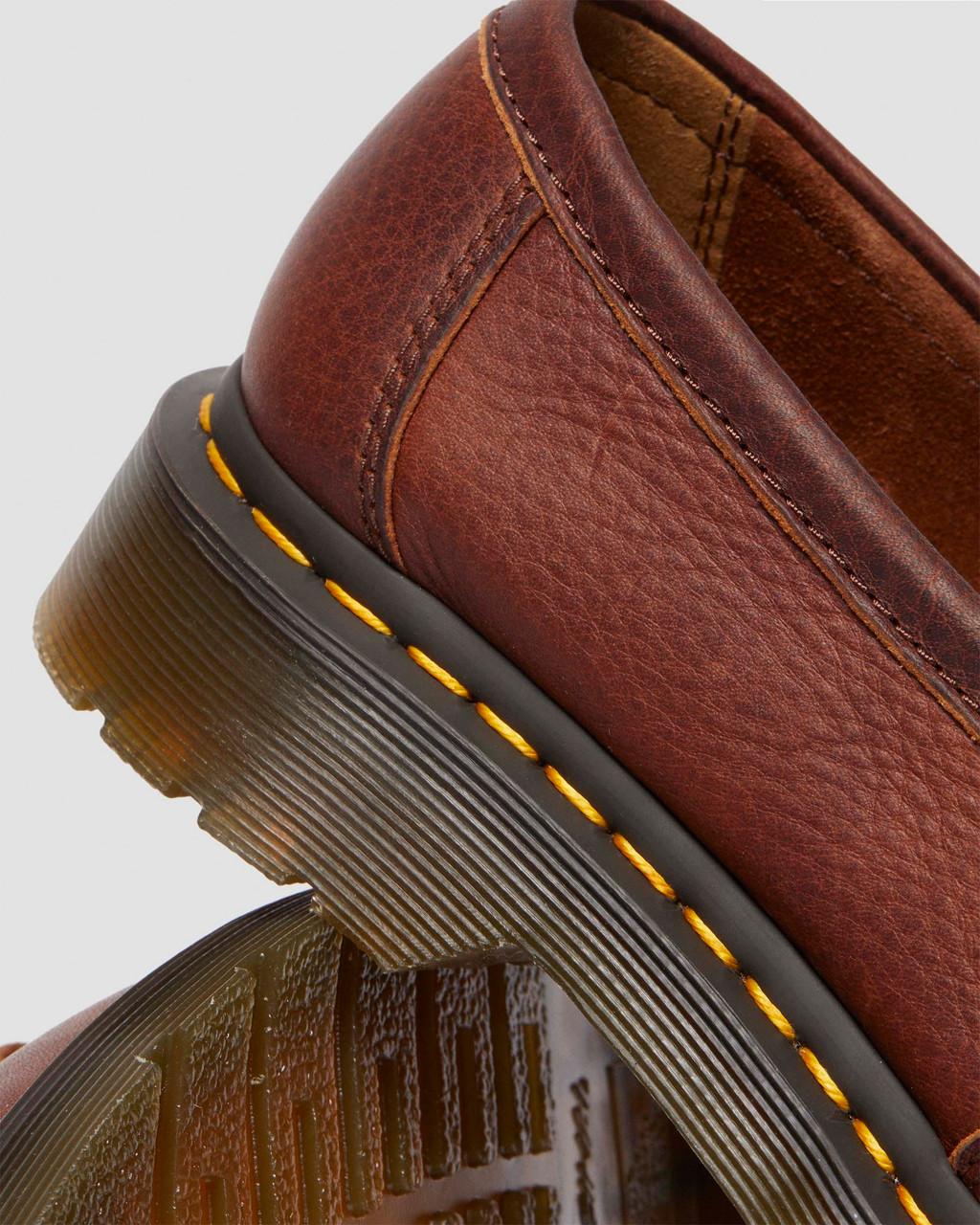 Mocasines Dr Martens Adrian Ambassador Yellow Stitch Leather Hombre Vino | 27030092