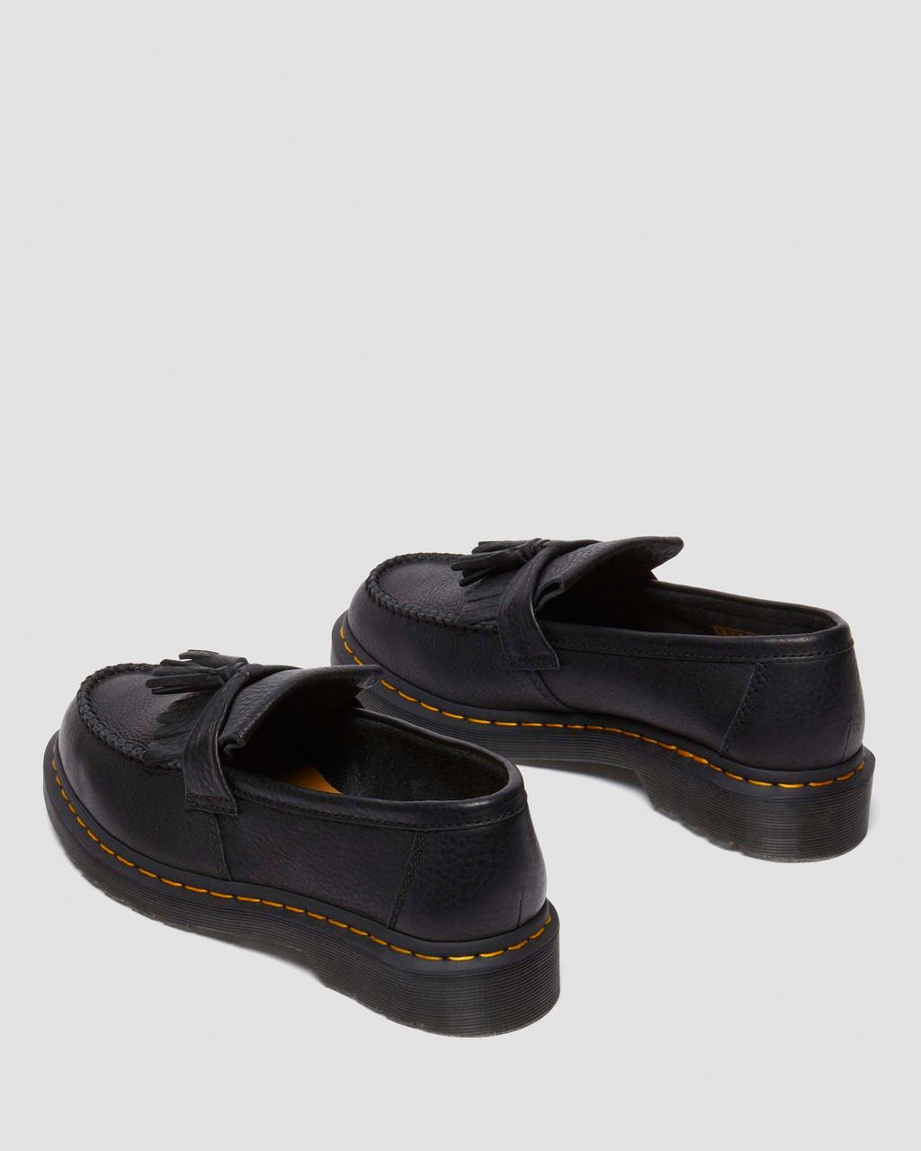 Mocasines Dr Martens Adrian Ambassador Yellow Stitch Leather Hombre Negros | 59937301