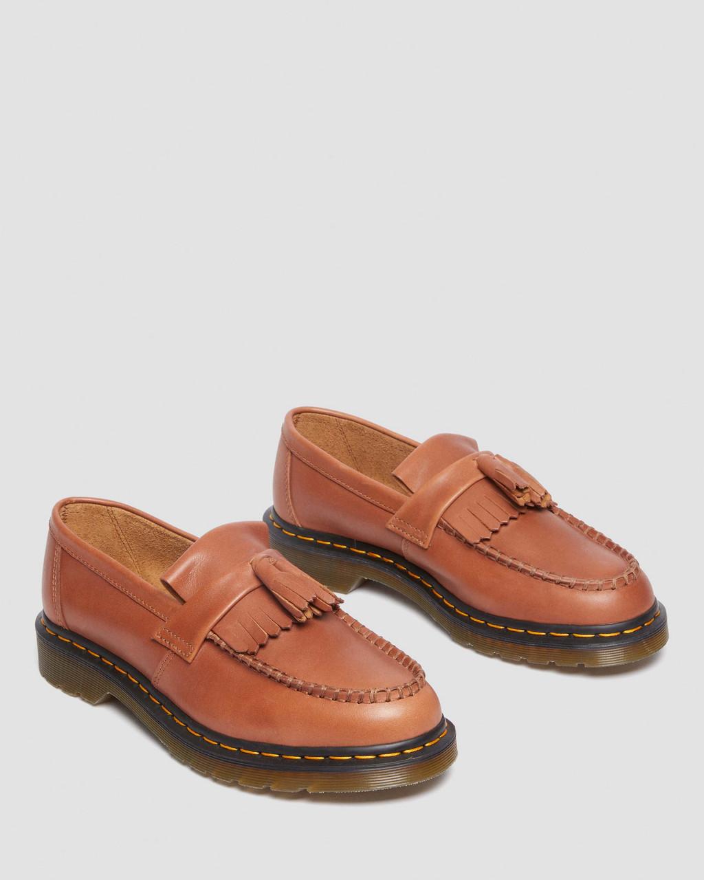 Mocasines Dr Martens Adrian Carrara Leather Tassel Hombre Marrom | 51816834