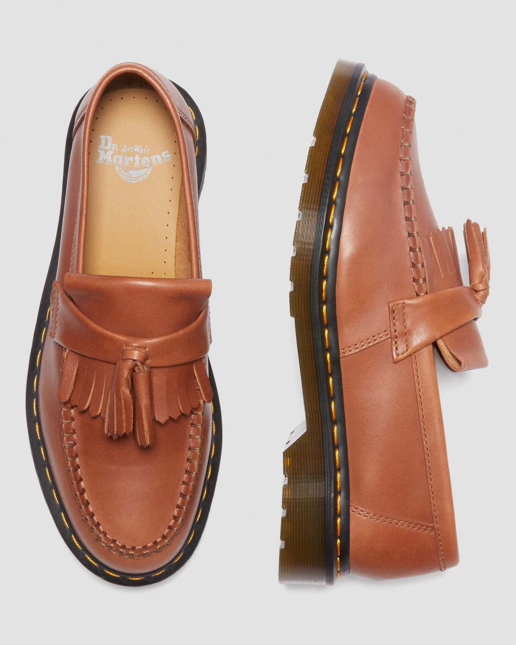 Mocasines Dr Martens Adrian Carrara Leather Tassel Hombre Marrom | 51816834
