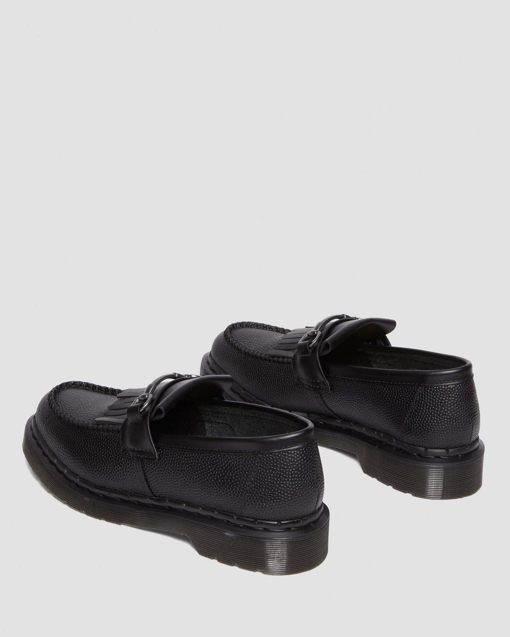 Mocasines Dr Martens Adrian Snaffle Pebble Grain Leather Kiltie Mujer Negros | 30871609