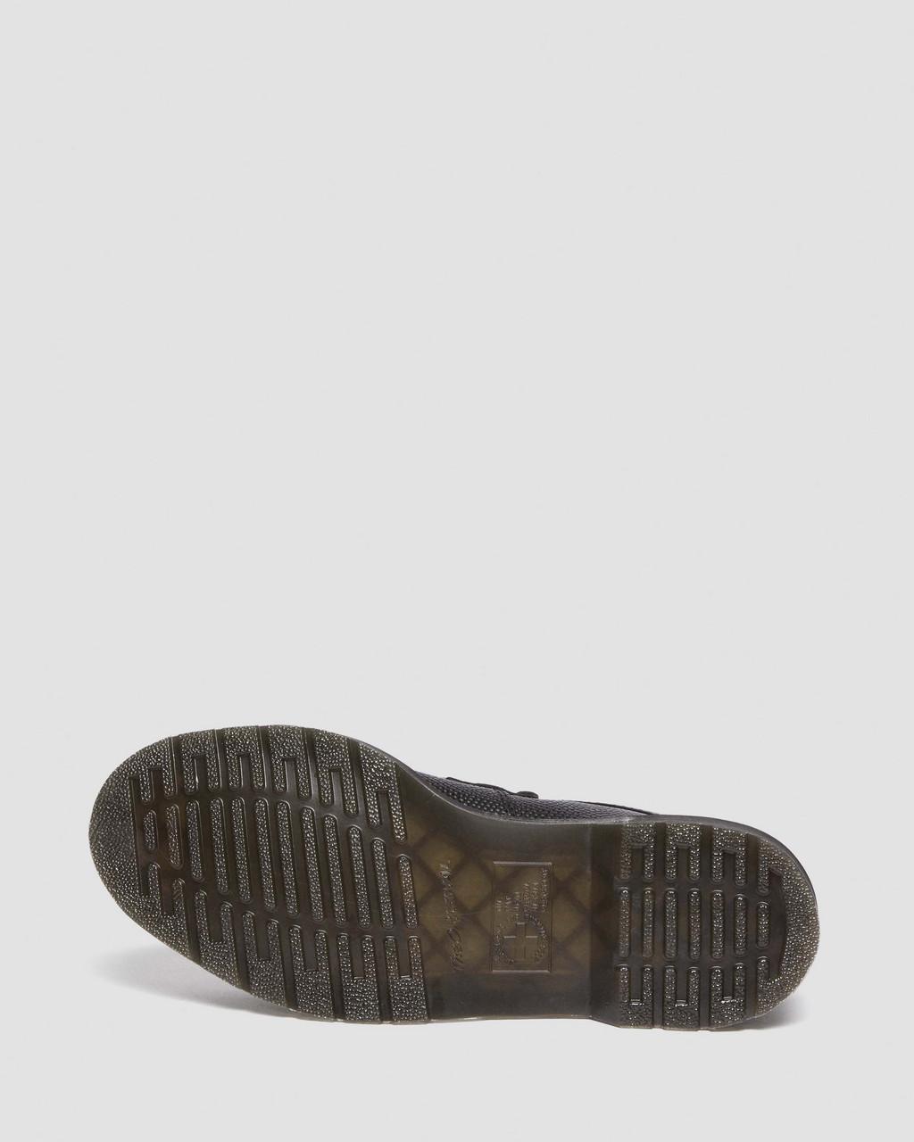 Mocasines Dr Martens Adrian Snaffle Pebble Grain Leather Kiltie Mujer Negros | 30871609