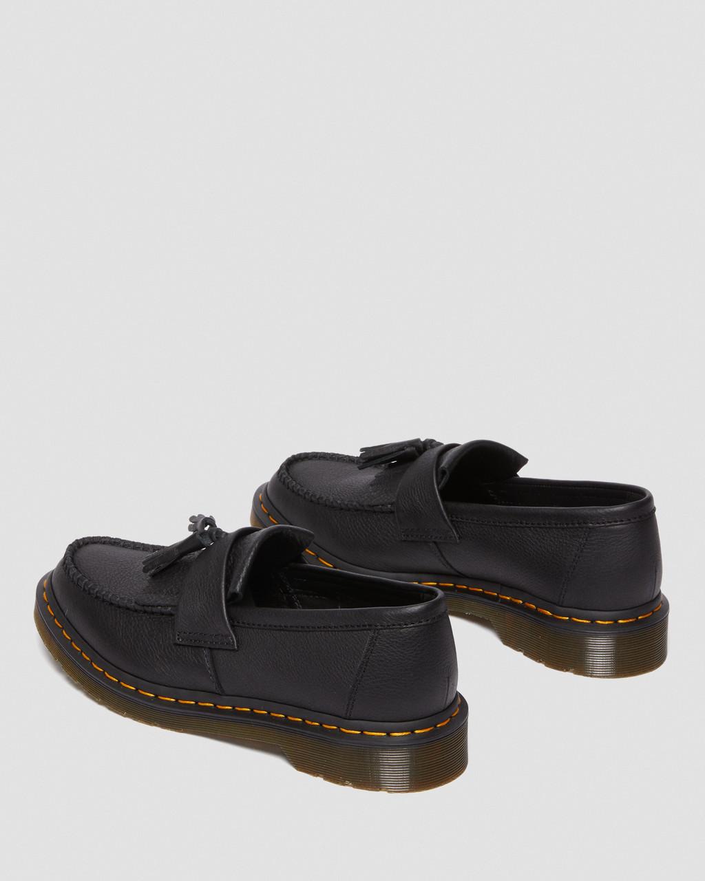 Mocasines Dr Martens Adrian Virginia Leather Tassel Mujer Negros | 25639313
