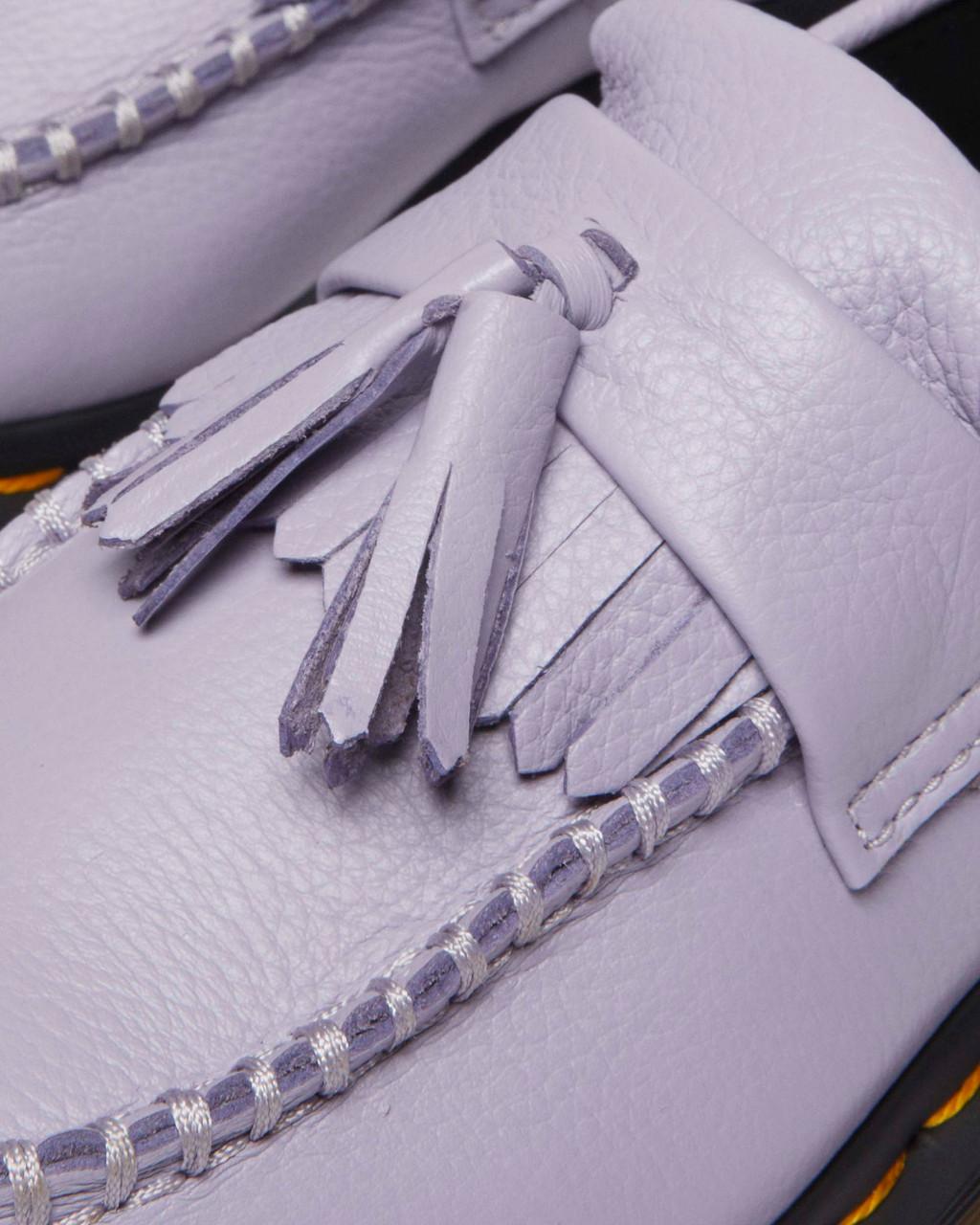Mocasines Dr Martens Adrian Virginia Leather Tassel Mujer Lavanda | 76414058