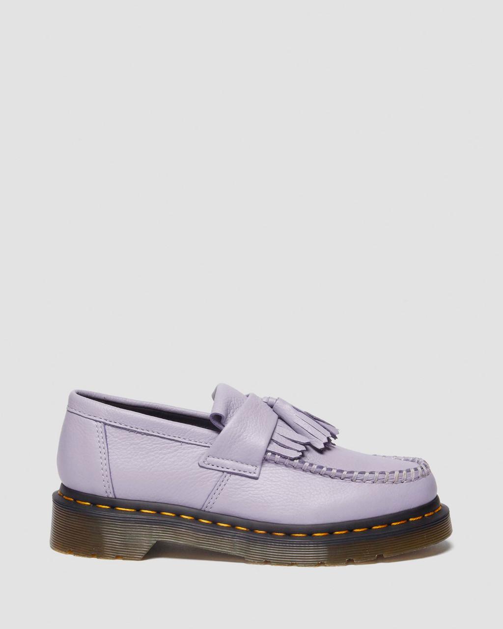 Mocasines Dr Martens Adrian Virginia Leather Tassel Mujer Lavanda | 76414058