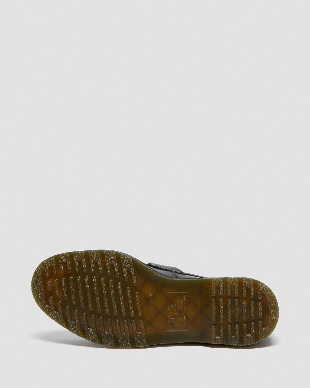 Mocasines Dr Martens Adrian Yellow Stitch Leather Tassel Hombre Negros | 78730835