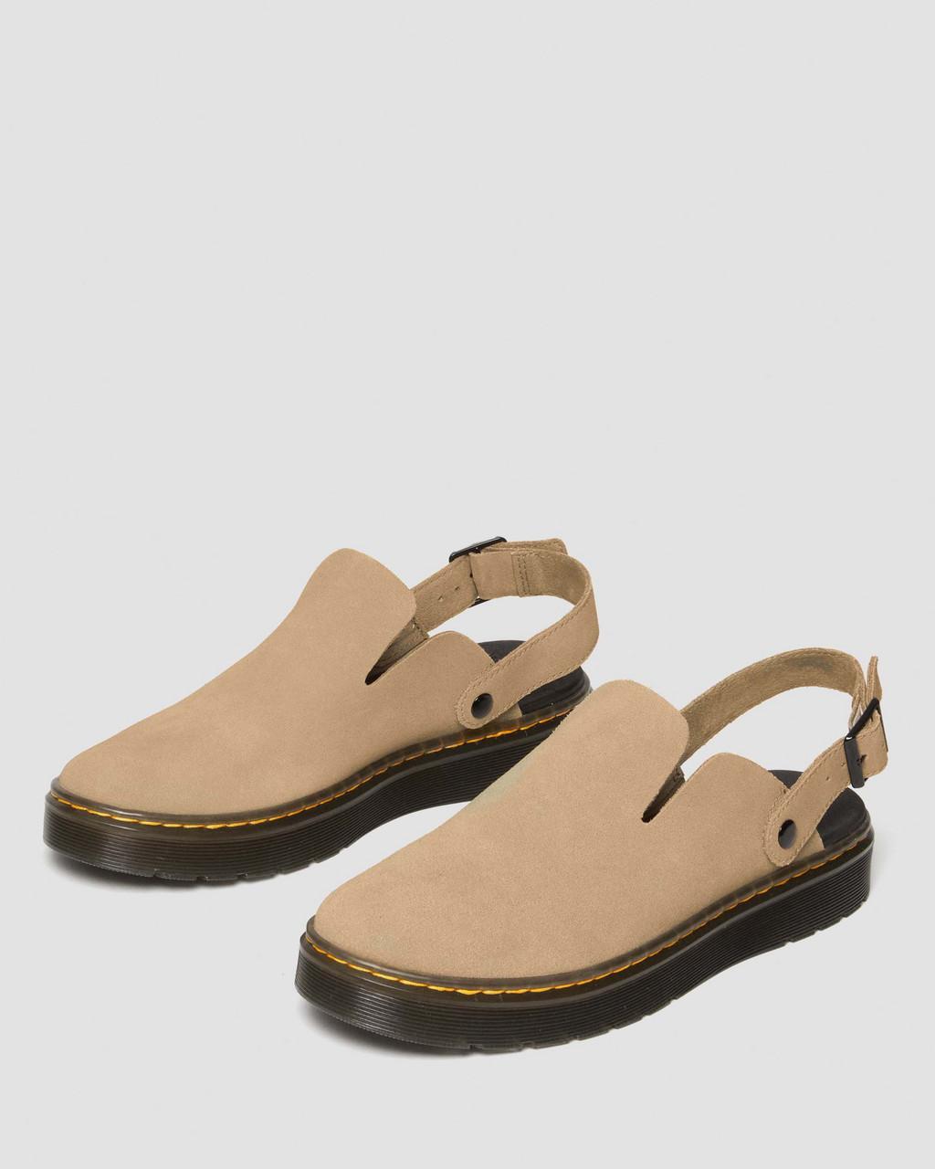 Mulas Dr Martens Carlson Suede Casual Slingback Mujer Marrom | 58319921