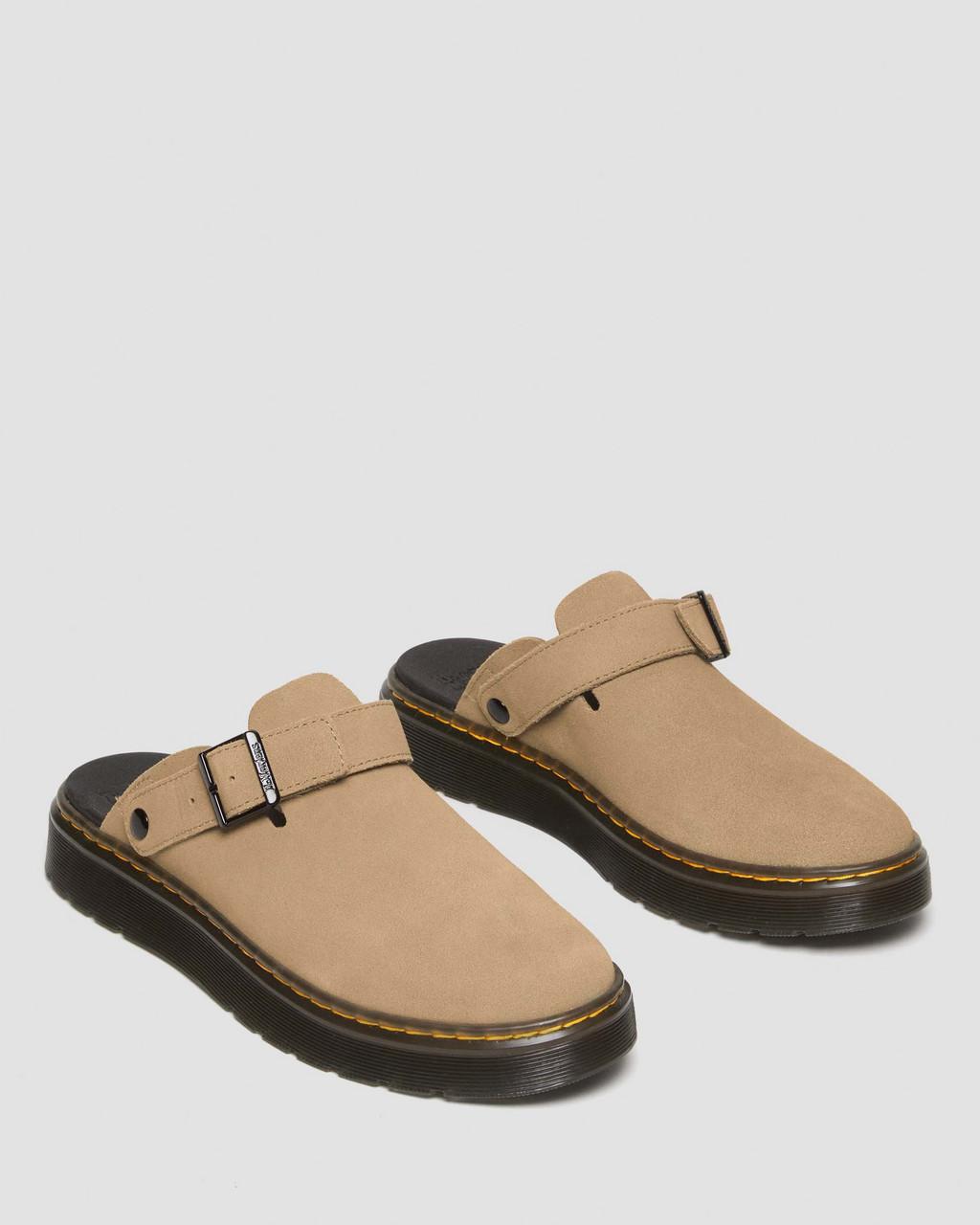Mulas Dr Martens Carlson Suede Casual Slingback Mujer Marrom | 58319921