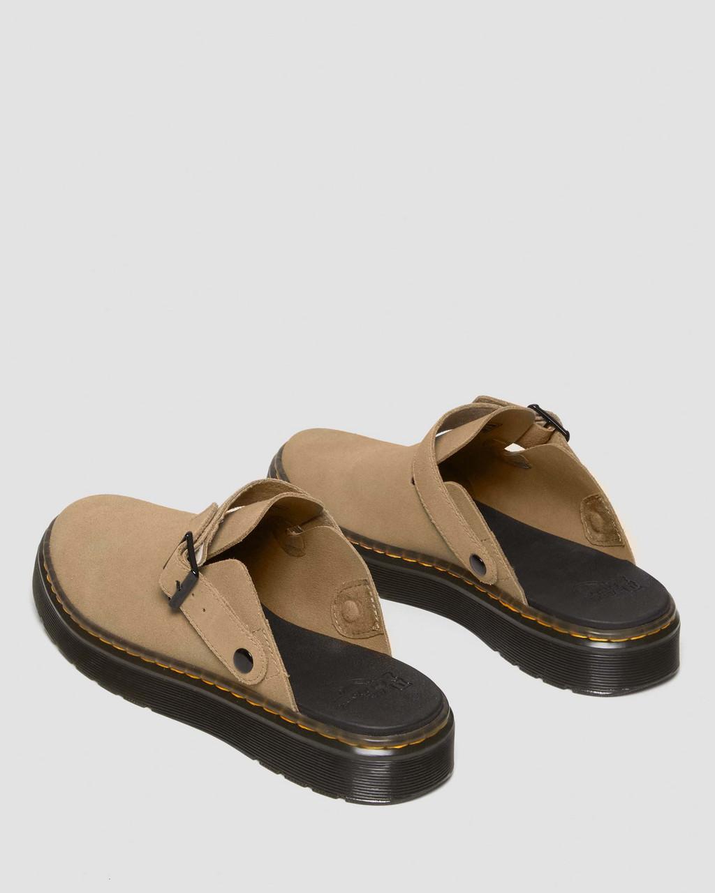 Mulas Dr Martens Carlson Suede Casual Slingback Mujer Marrom | 58319921