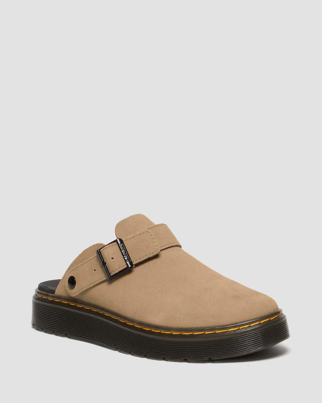 Mulas Dr Martens Carlson Suede Casual Slingback Mujer Marrom | 58319921