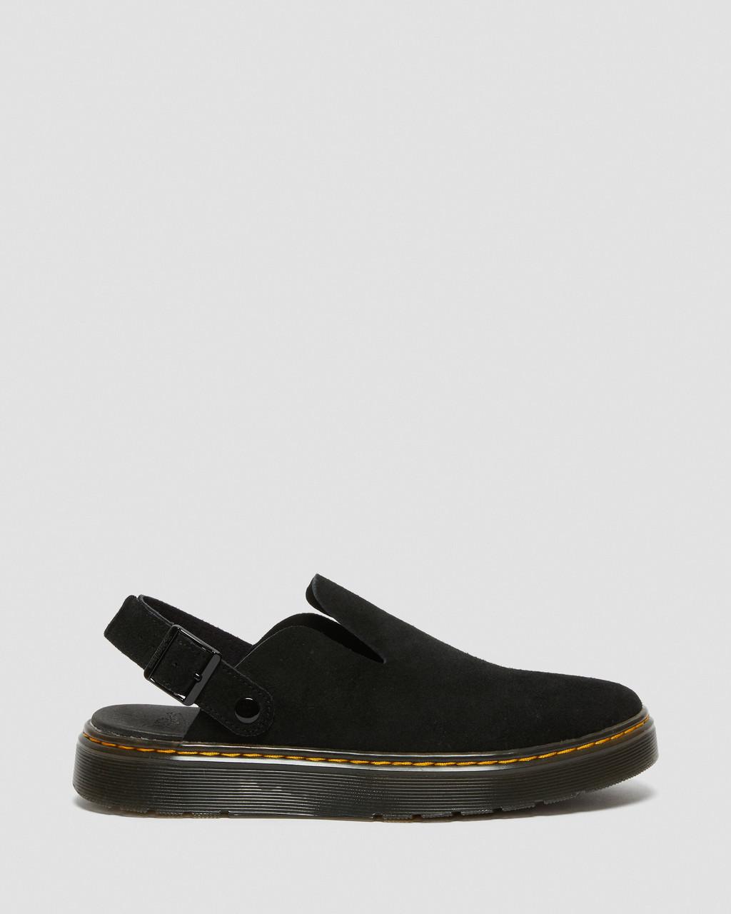 Mulas Dr Martens Carlson Suede Casual Slingback Hombre Negros | 16765515