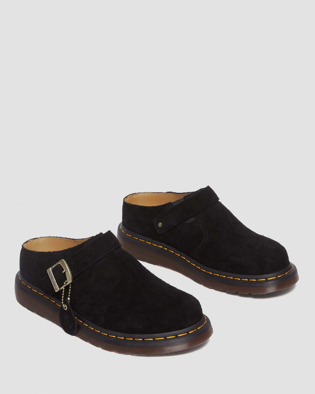 Mulas Dr Martens Isham Desert Oasis Suede Hombre Negros | 67976654