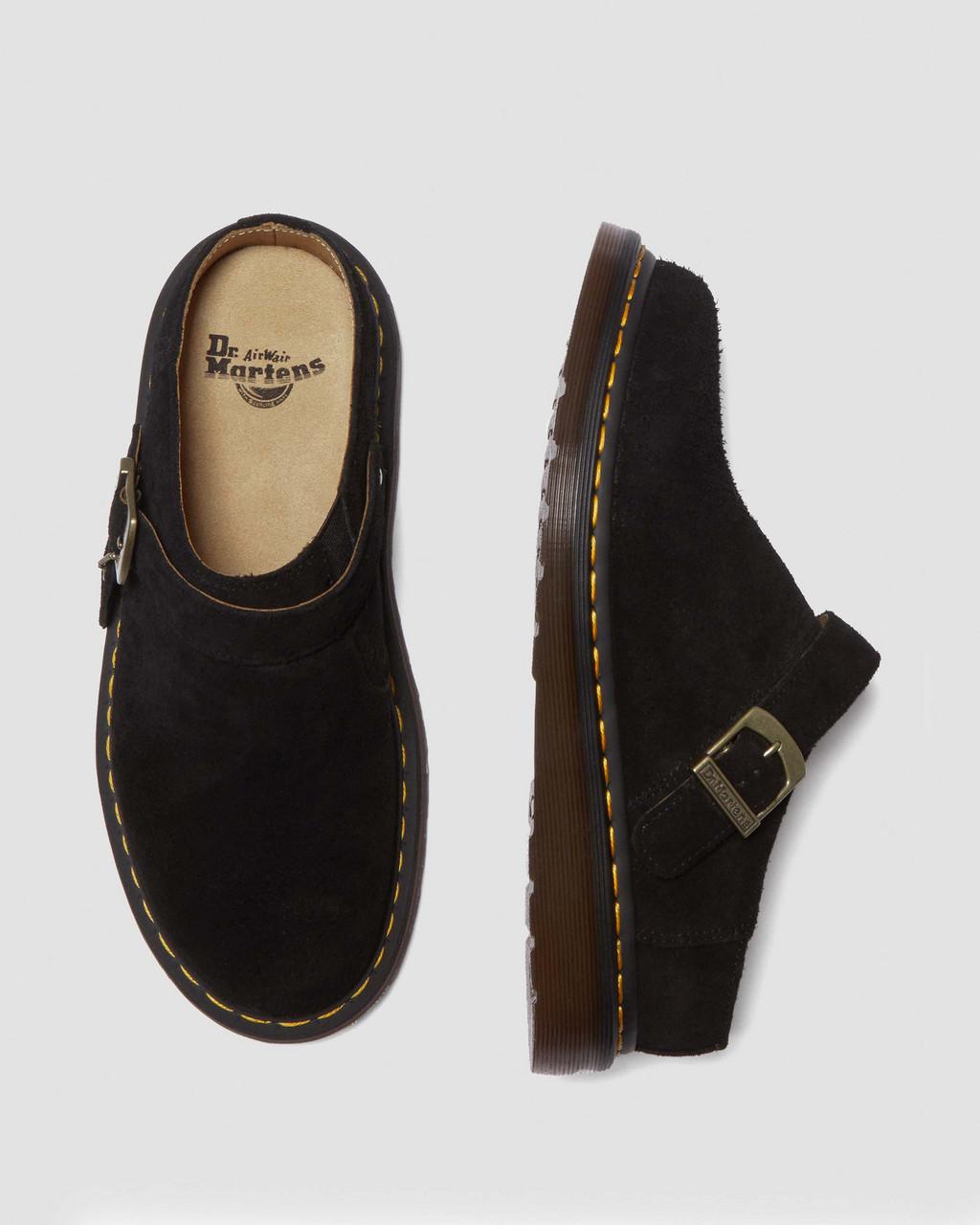 Mulas Dr Martens Isham Desert Oasis Suede Hombre Negros | 67976654