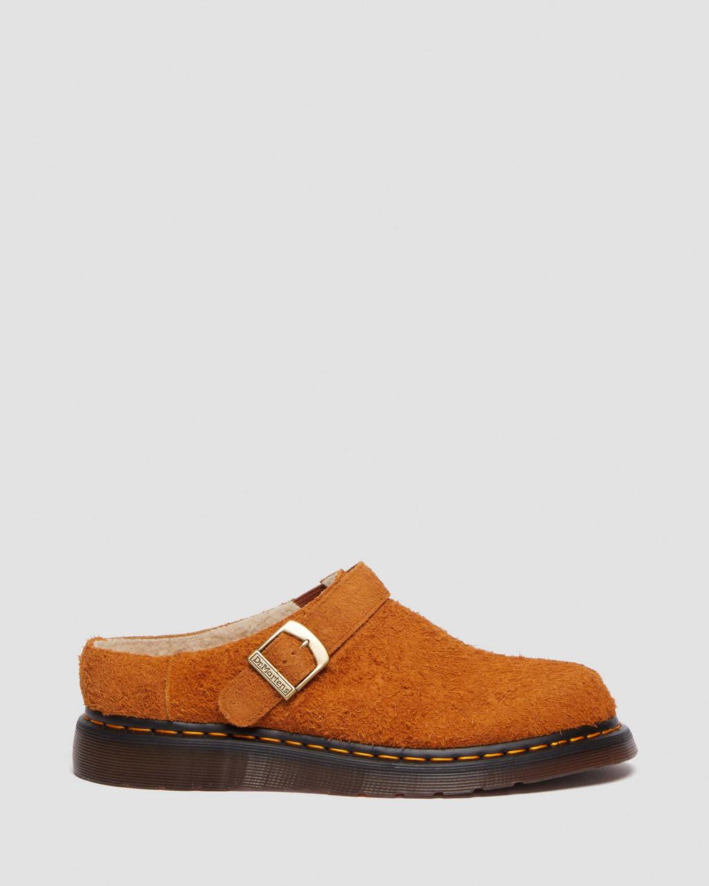 Mulas Dr Martens Isham Faux Shearling Lined Suede Slingback Hombre Marrom | 27876111
