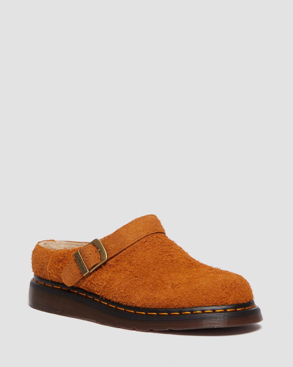Mulas Dr Martens Isham Faux Shearling Lined Suede Slingback Hombre Marrom | 27876111