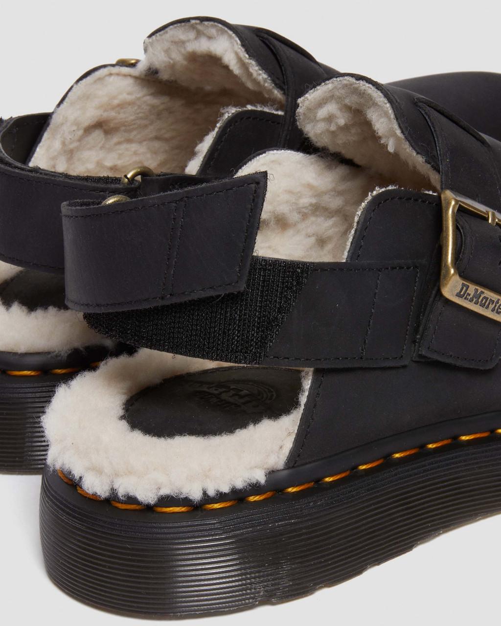 Mulas Dr Martens Jorge II Faux Fur Lined Slingback Hombre Negros | 19015303