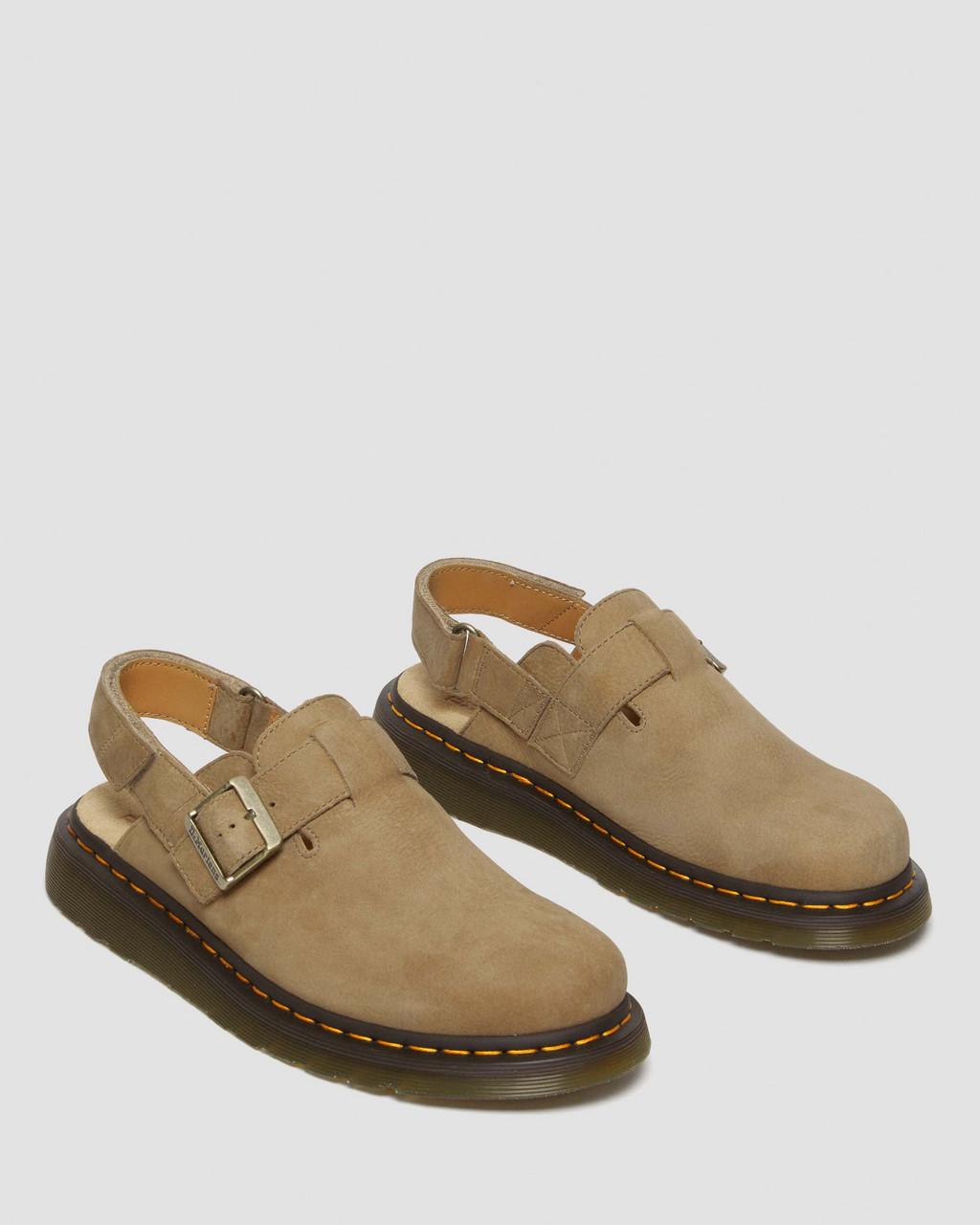 Mulas Dr Martens Jorge II Tumbled Nubuck Leather Slingback Hombre Marrom | 16395674
