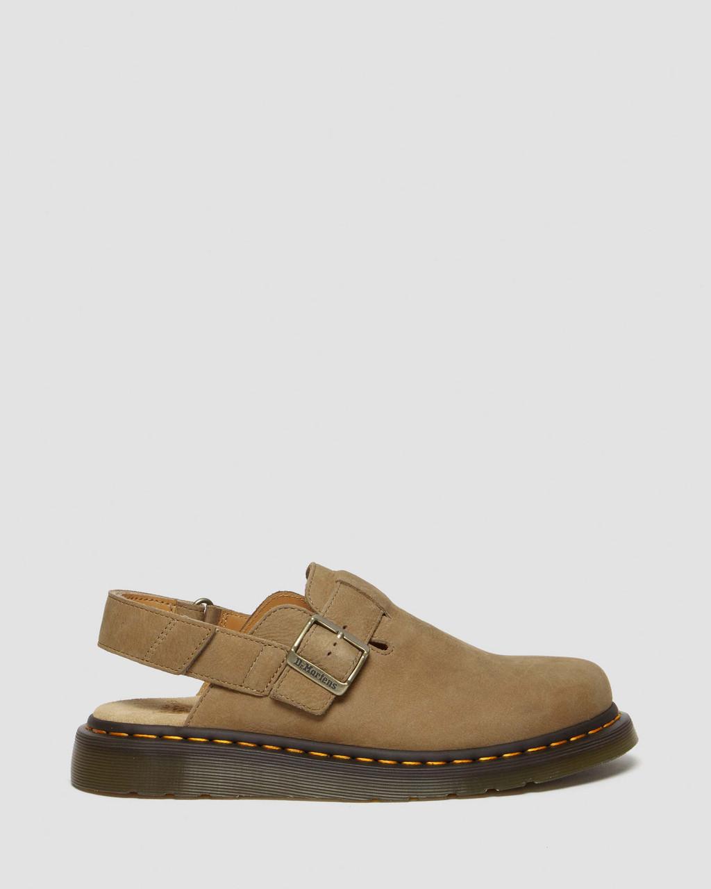 Mulas Dr Martens Jorge II Tumbled Nubuck Leather Slingback Mujer Marrom | 68654883