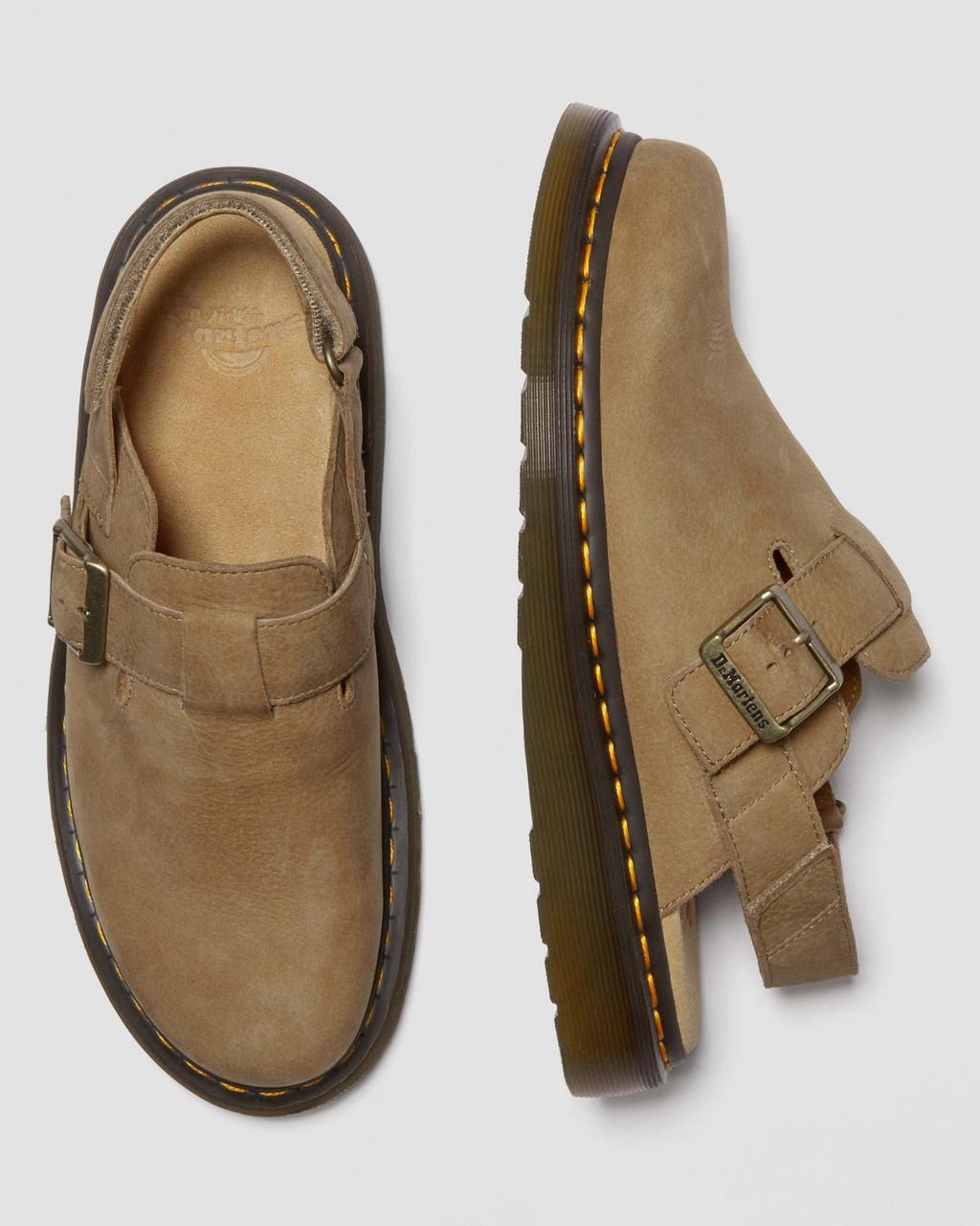 Mulas Dr Martens Jorge II Tumbled Nubuck Leather Slingback Mujer Marrom | 68654883