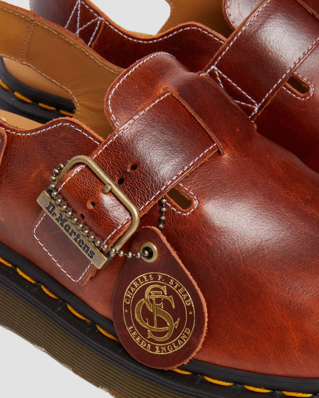 Mulas Dr Martens Jorge Made in England Classic Leather Slingback Mujer Marrom | 48529647