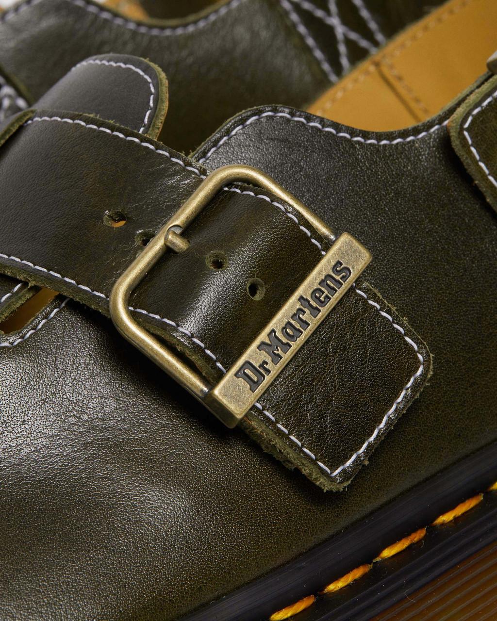 Mulas Dr Martens Jorge Made in England Classic Leather Slingback Hombre Verde Oliva | 44477864