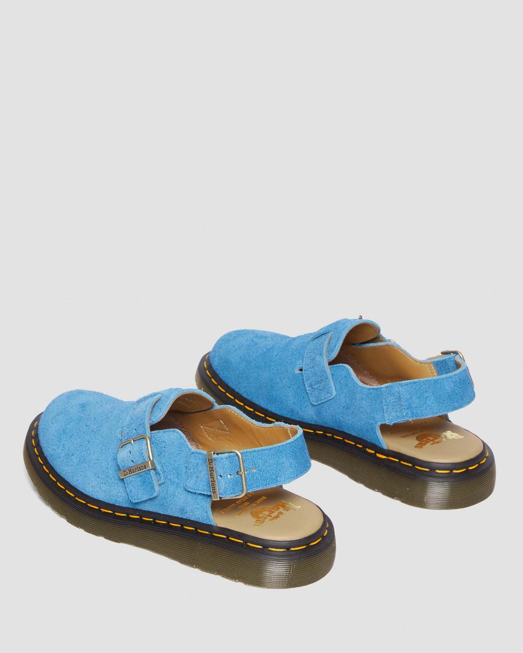Mulas Dr Martens Jorge Made in England Suede Slingback Hombre Azules | 73759180
