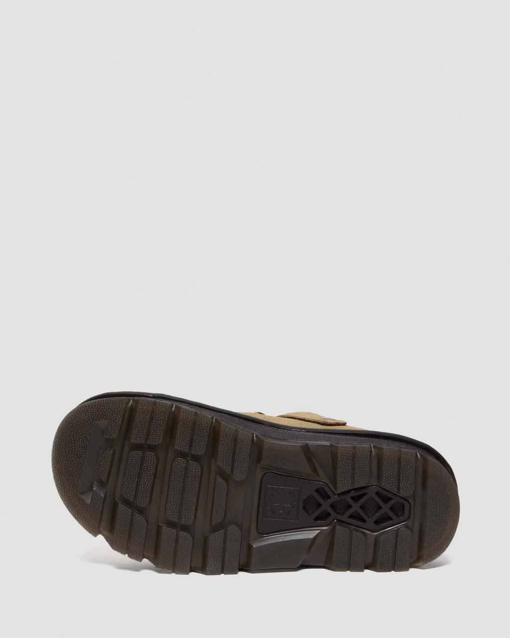 Mulas Dr Martens Zebzag Suede Slingback Platform Hombre Marrom | 58727665