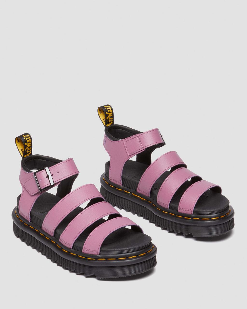 Sandalias Dr Martens Blaire Athena Leather Strap Mujer Morados | 28192581