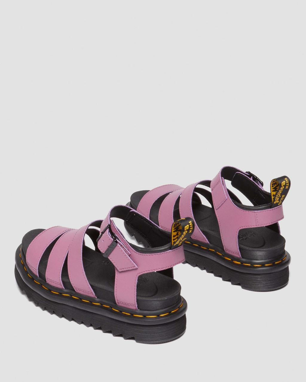 Sandalias Dr Martens Blaire Athena Leather Strap Mujer Morados | 28192581