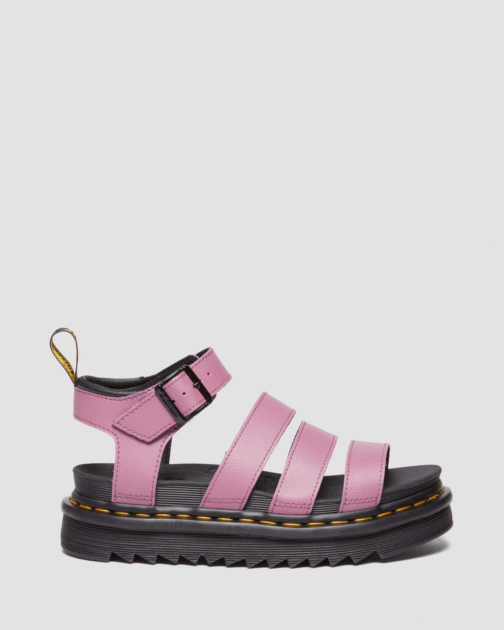Sandalias Dr Martens Blaire Athena Leather Strap Mujer Morados | 28192581