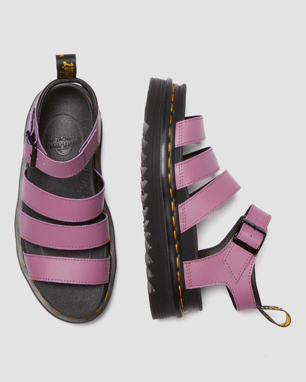Sandalias Dr Martens Blaire Athena Leather Strap Mujer Morados | 28192581