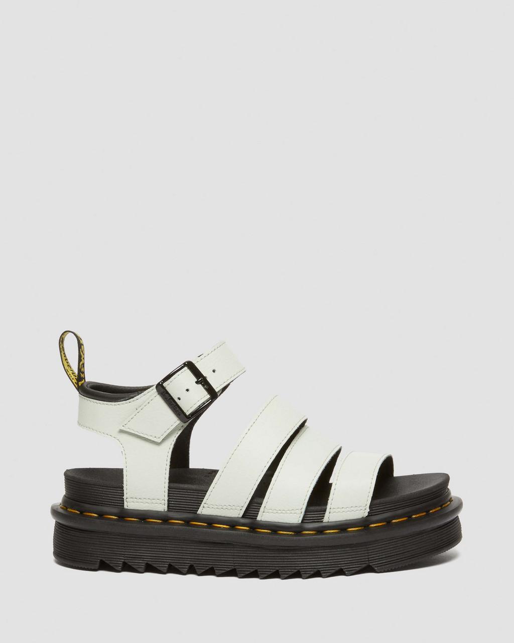 Sandalias Dr Martens Blaire Athena Leather Strap Mujer Verde Menta | 44736217