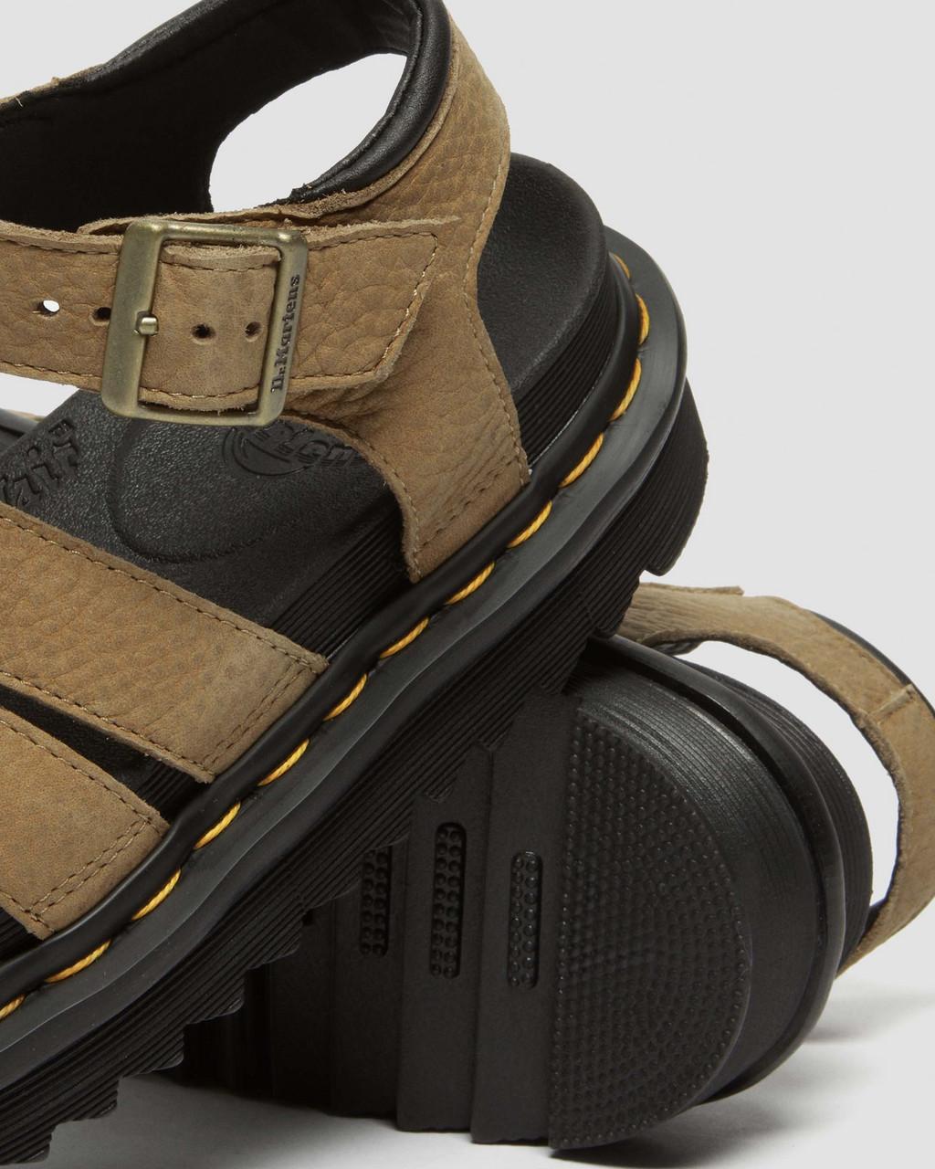 Sandalias Dr Martens Blaire Tumbled Nubuck Leather Mujer Marrom | 66183898