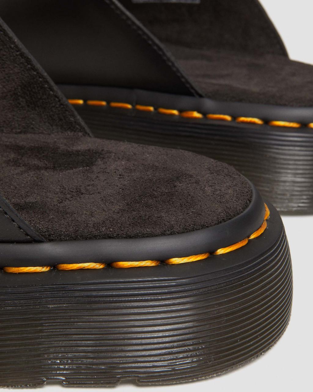 Sandalias Dr Martens Josef Analine Leather Buckle Slide Hombre Negros | 59884637