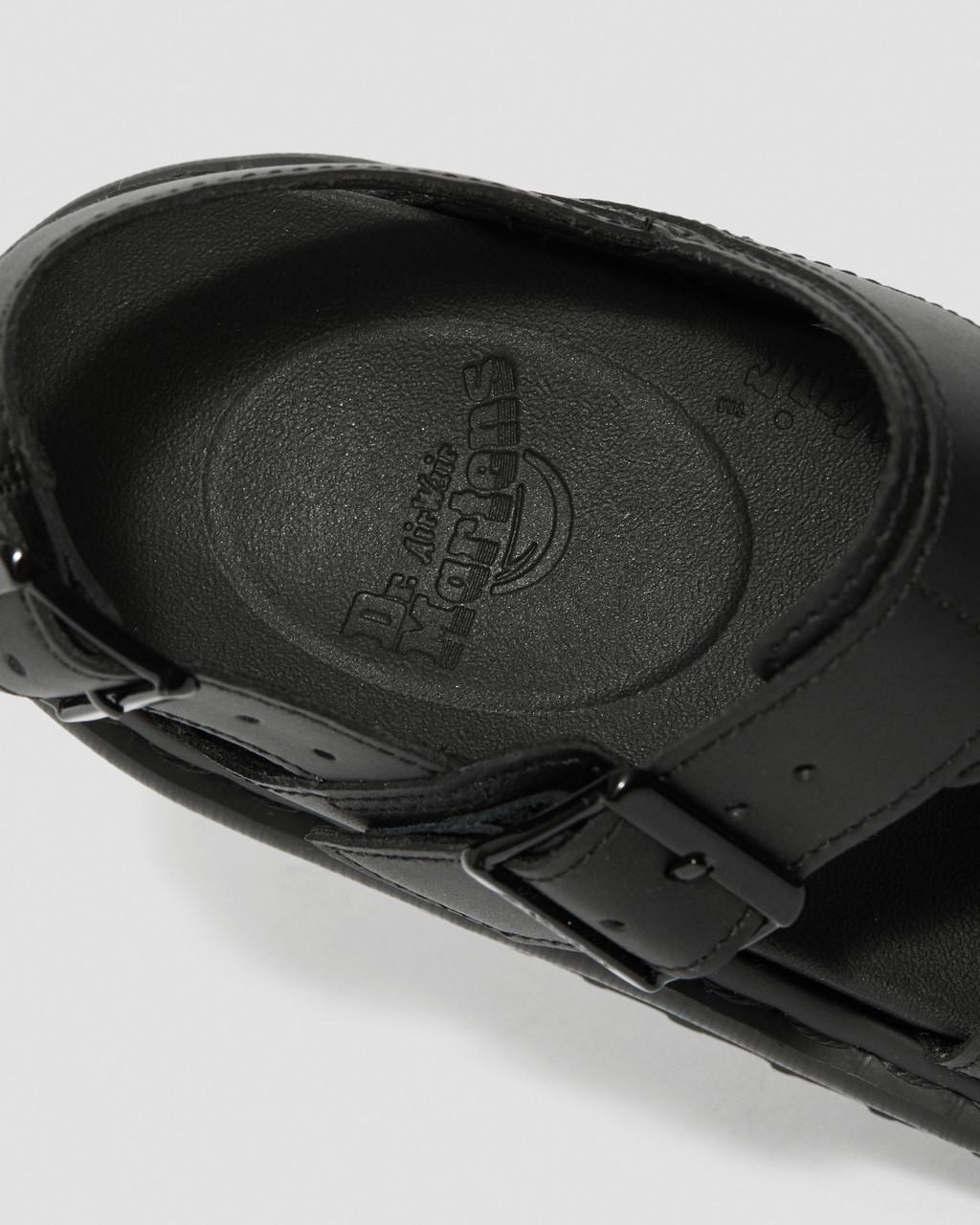 Sandalias Dr Martens Voss Leather Strap Mujer Negros | 30400861