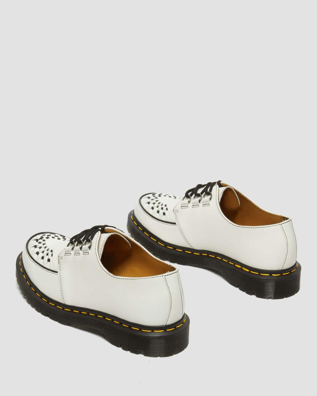 Zapatos Creepers Dr Martens Ramsey Smooth Leather Hombre Blancos | 64598028