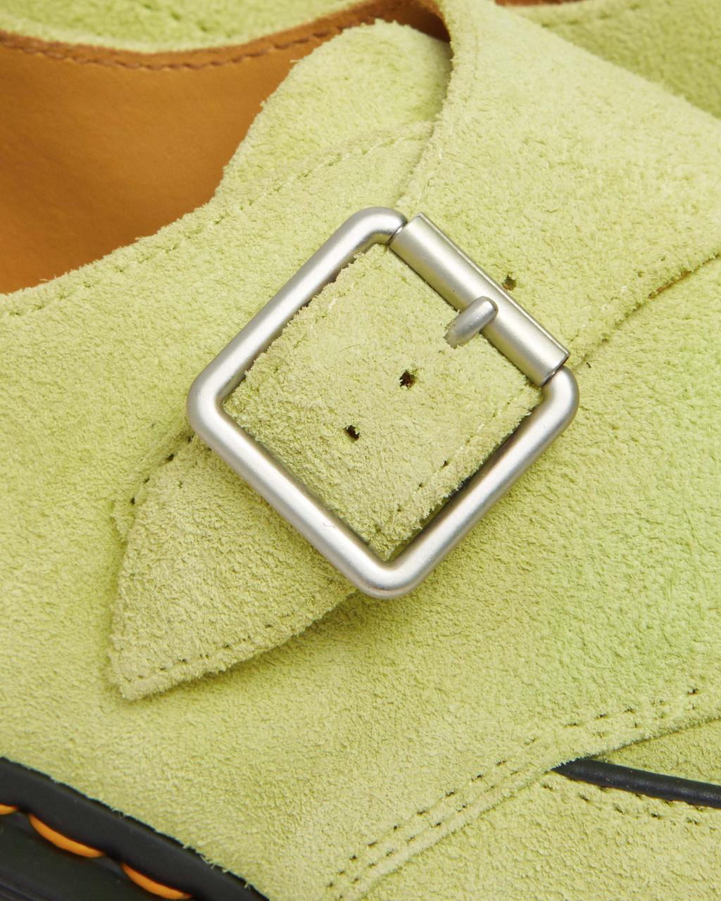 Zapatos Creepers Dr Martens Ramsey Suede Kiltie Buckle Mujer Verdes | 99568931