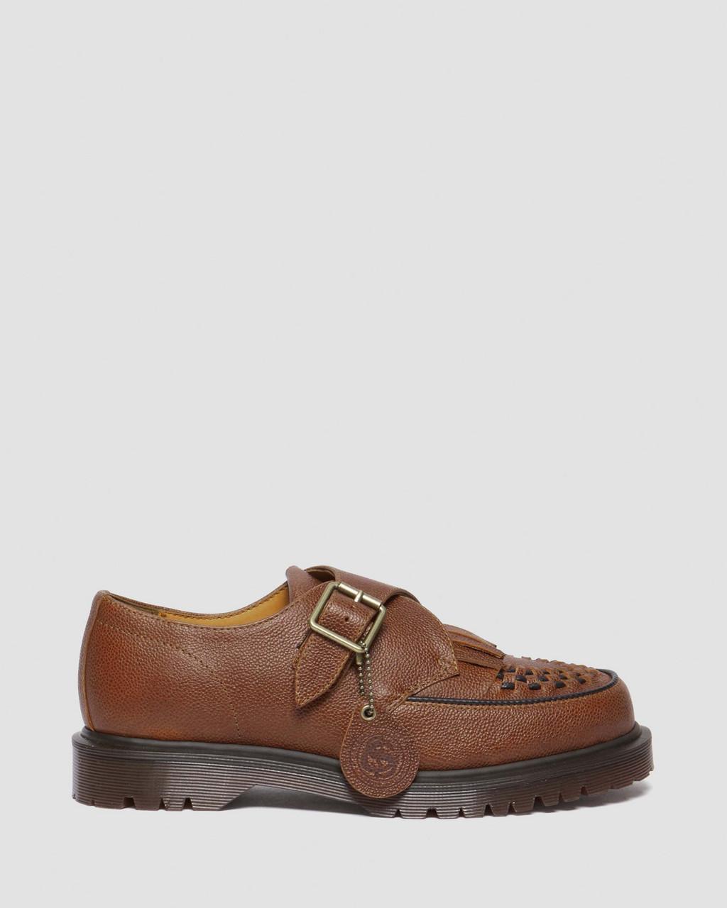Zapatos Creepers Dr Martens Ramsey Westminster Leather Buckle Mujer Marrom | 74438006
