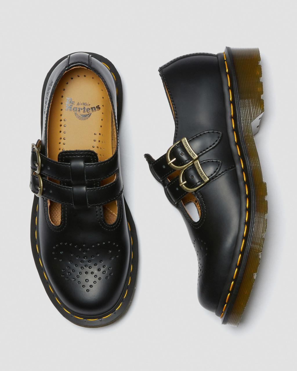 Zapatos Mary Jane Dr Martens 8065 Smooth Cuero Mujer Negros | 35429920