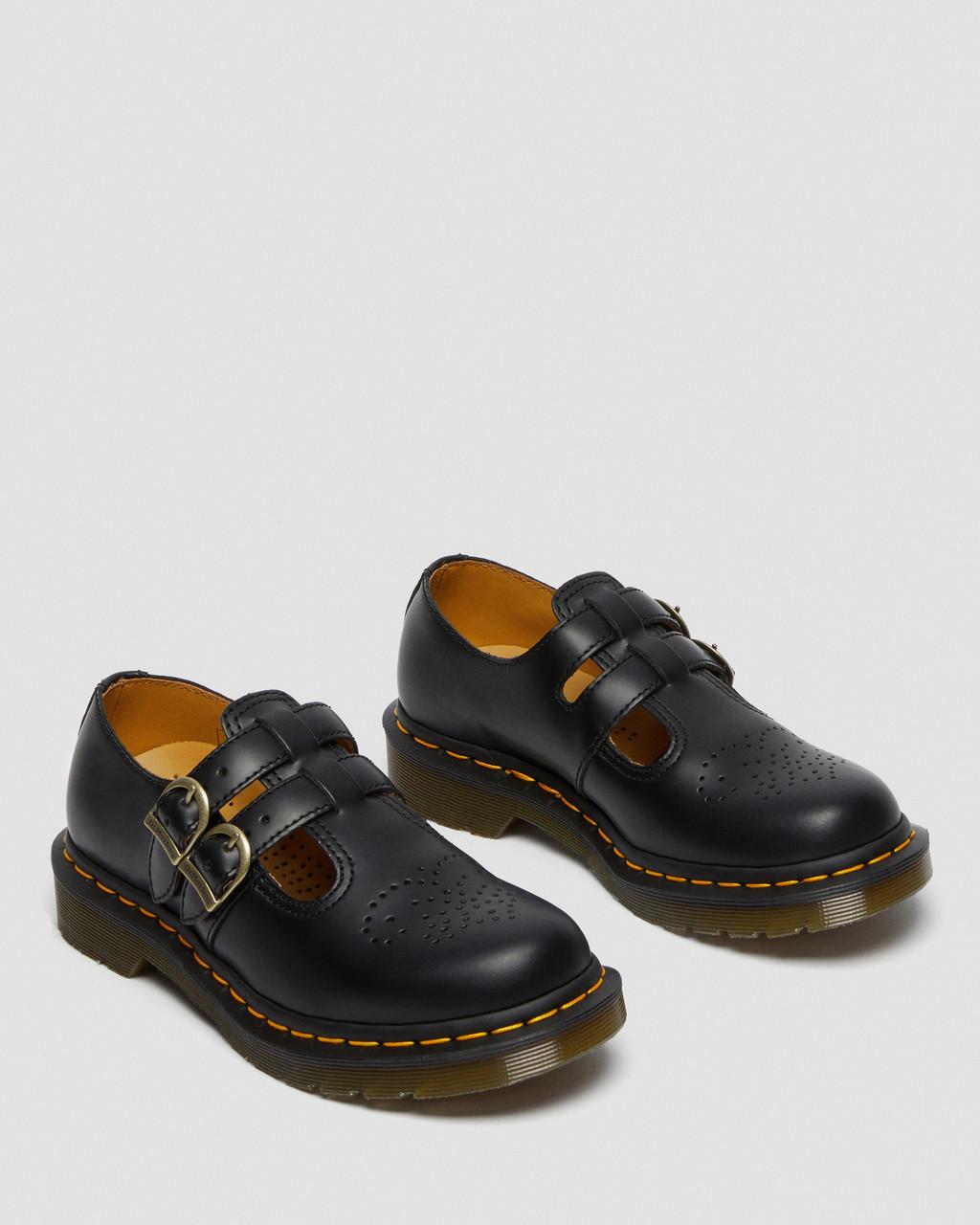 Zapatos Mary Jane Dr Martens 8065 Smooth Cuero Mujer Negros | 35429920