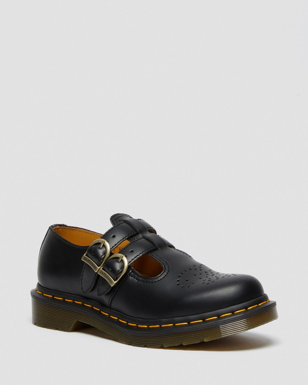 Zapatos Mary Jane Dr Martens 8065 Smooth Cuero Mujer Negros | 35429920
