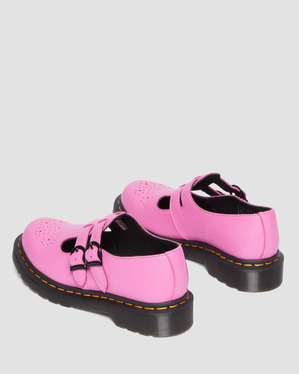 Zapatos Mary Jane Dr Martens 8065 Virginia Leather Mujer Rosas | 87445016