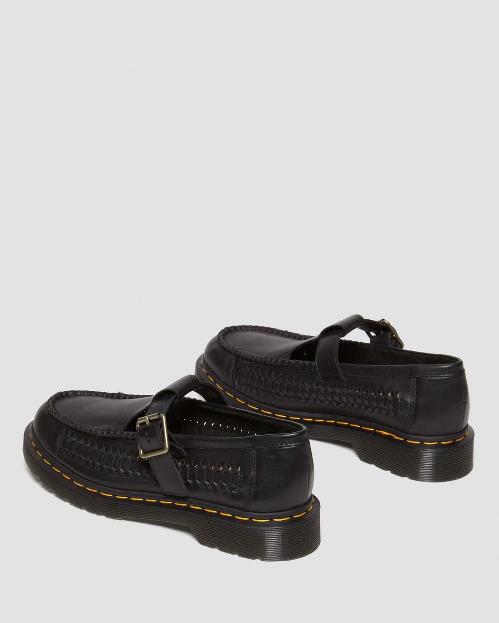 Zapatos Mary Jane Dr Martens Adrian T-Bar Leather Hombre Negros | 99402952