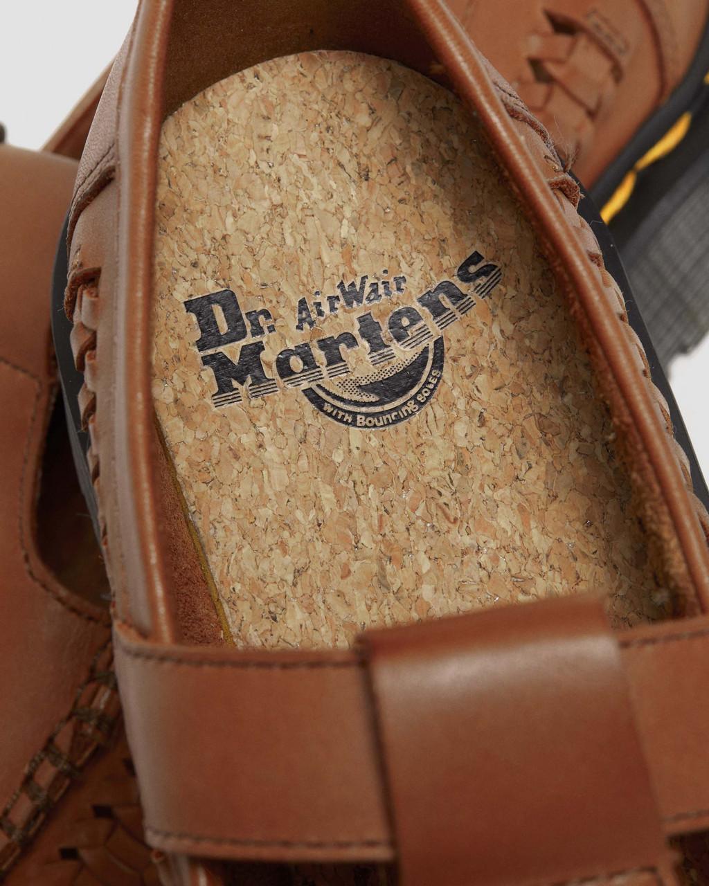 Zapatos Mary Jane Dr Martens Adrian T-Bar Leather Mujer Marrom | 17184713