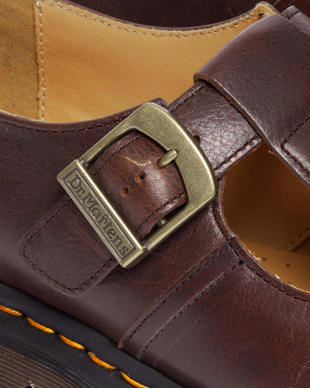 Zapatos Mary Jane Dr Martens T-Bar Regency Leather Hombre Vino | 32589068