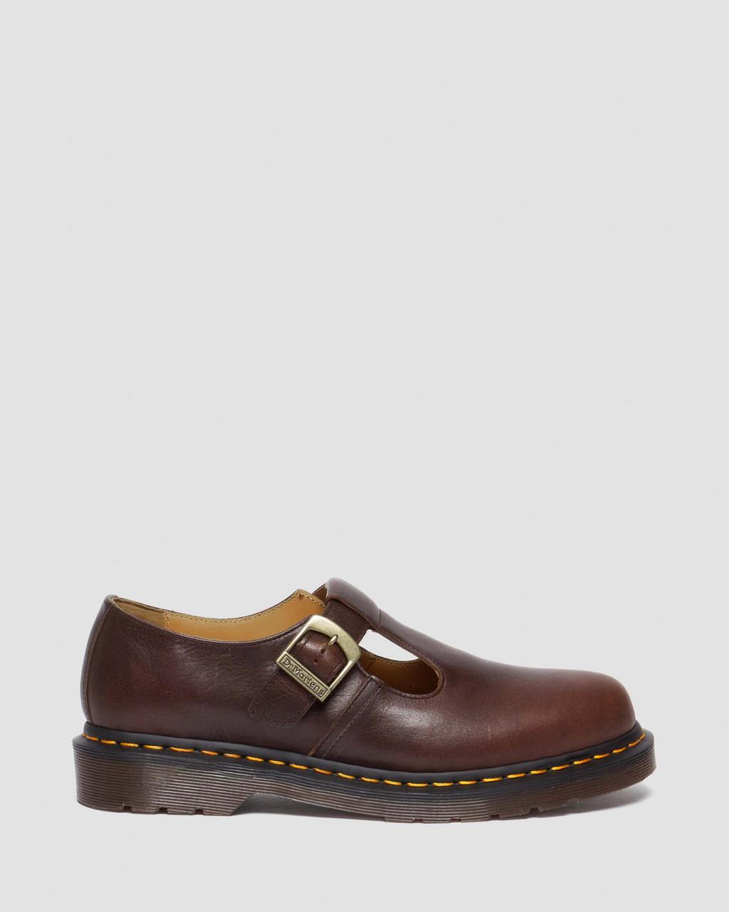 Zapatos Mary Jane Dr Martens T-Bar Regency Leather Hombre Vino | 32589068