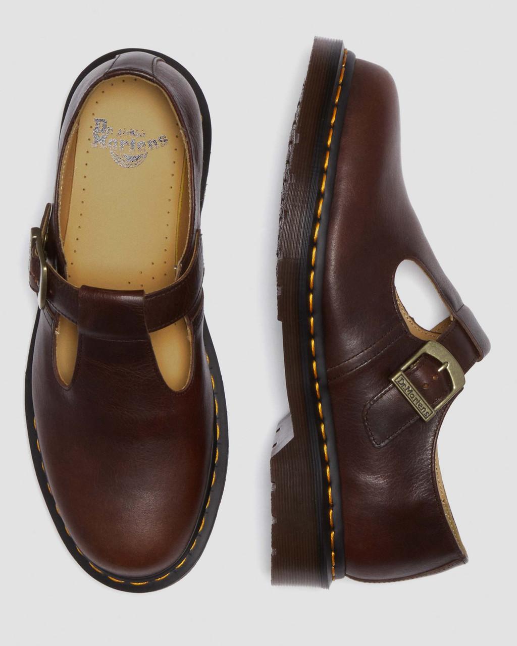 Zapatos Mary Jane Dr Martens T-Bar Regency Leather Hombre Vino | 32589068