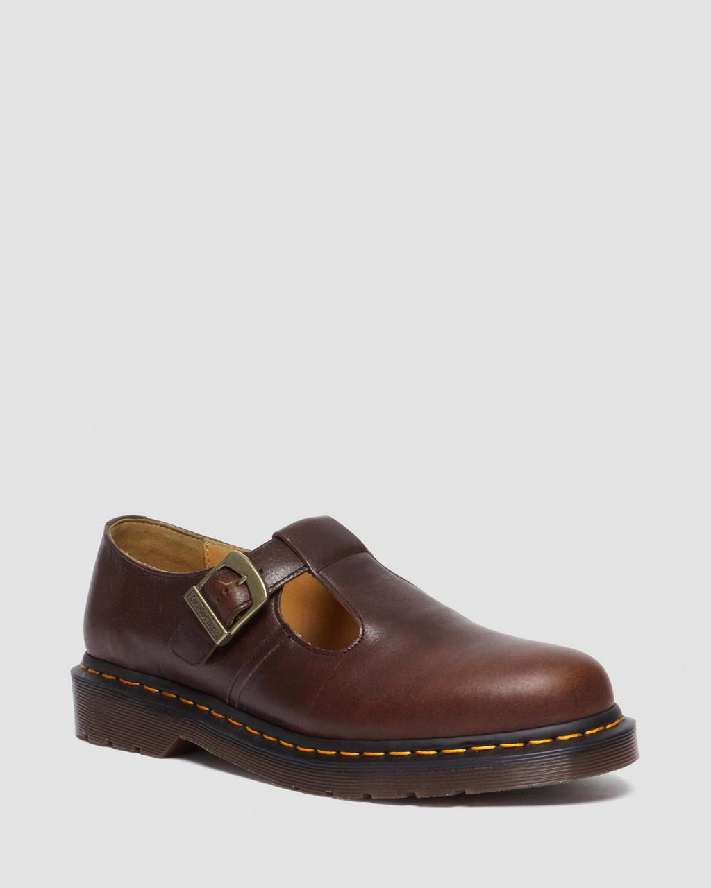 Zapatos Mary Jane Dr Martens T-Bar Regency Leather Hombre Vino | 32589068