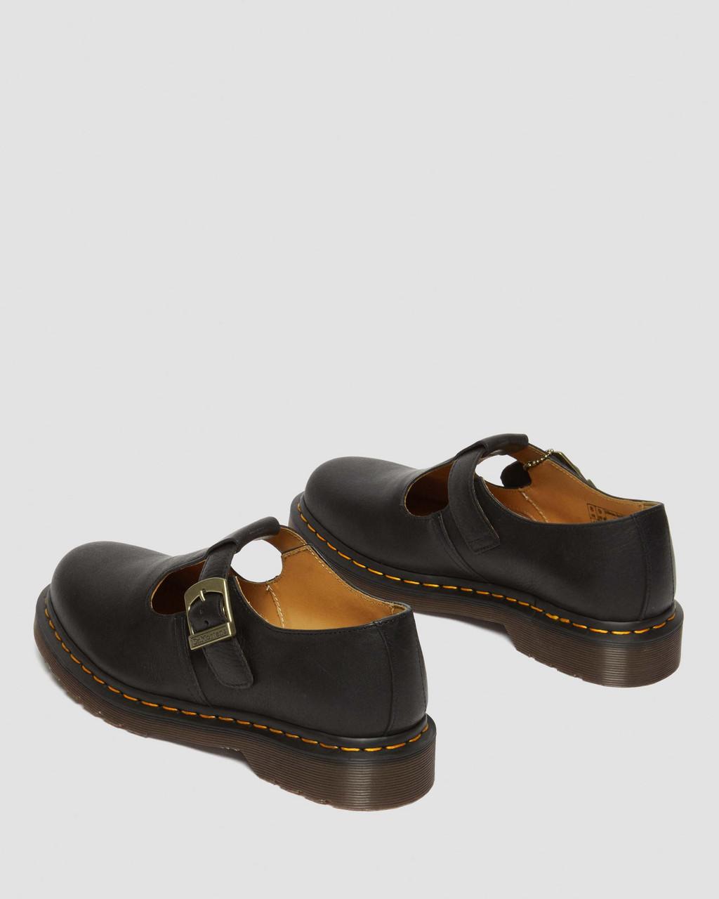 Zapatos Mary Jane Dr Martens T-Bar Regency Leather Mujer Negros | 55785210