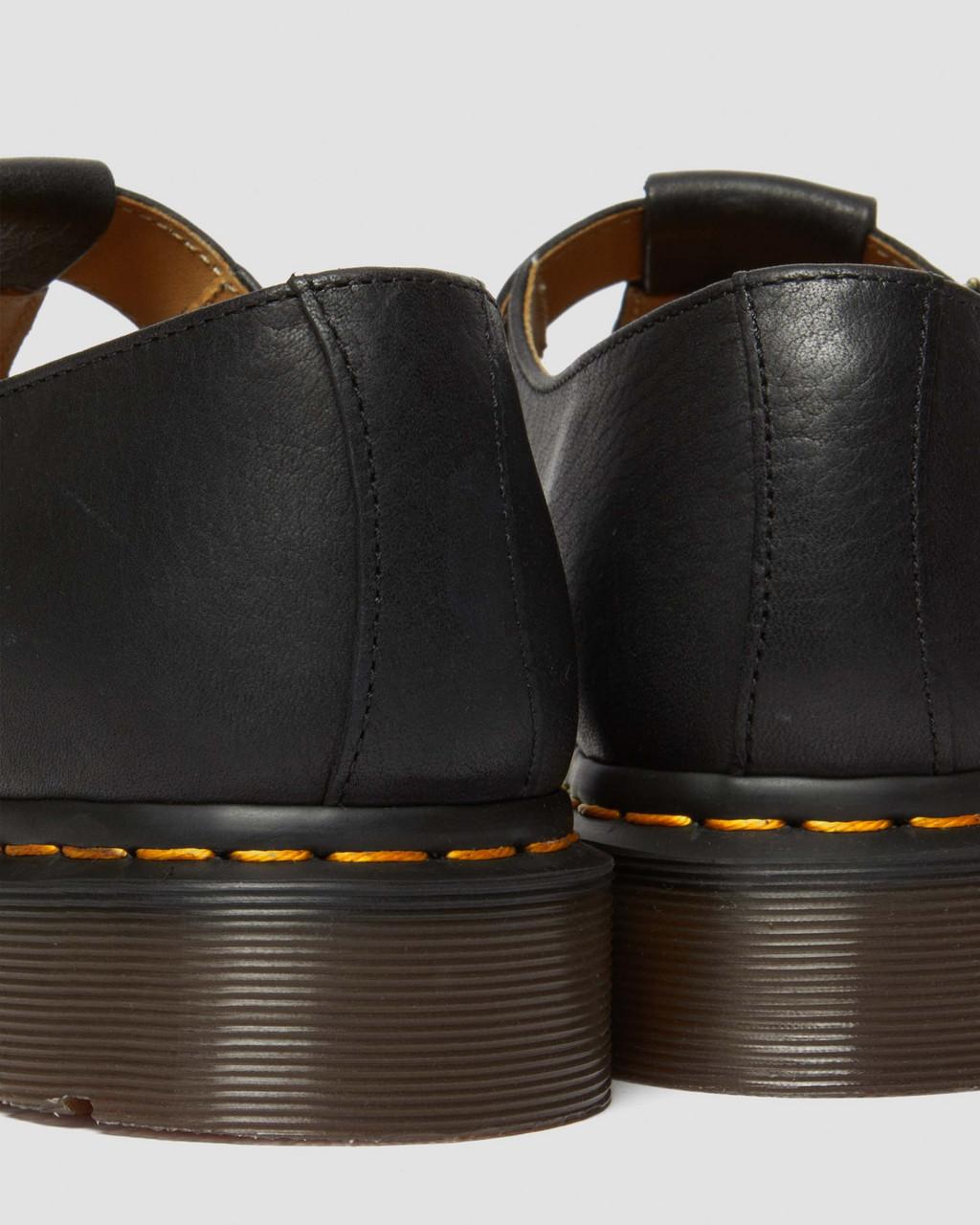 Zapatos Mary Jane Dr Martens T-Bar Regency Leather Mujer Negros | 55785210